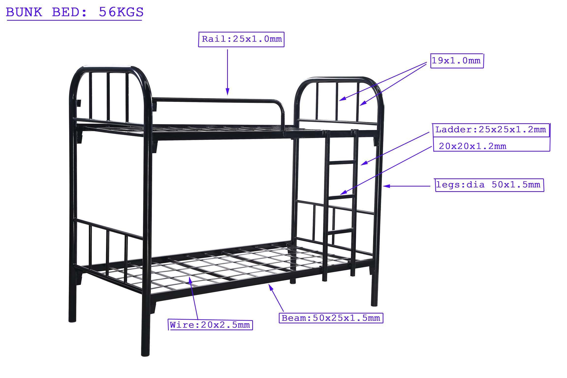 Steel Bed